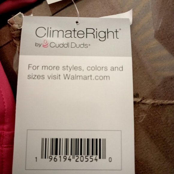 NEW ClimateRight by Cuddl Duds Women’s Woven Twill V-Neck Scrub Top Small - Picture 11 of 13